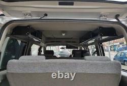 Mazda Bongo AFT over head storage units in GREY WITH BLACK DOORS AND SIDES