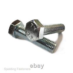 Metric Fine 10.9 Zinc Din961 Hex Bolts Full Thread M10 M12 M14 M16 M20