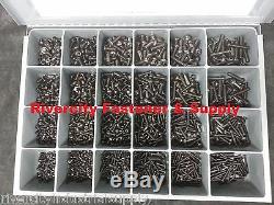 Metric Hex Socket Drive / Allen Head Cap Screw / Bolt Assortment / Kit 1250pcs