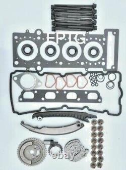 Mini Head Gasket Set Timing Chain Kit Bolts Cooper One 1.6 16v S R50 R52 R53