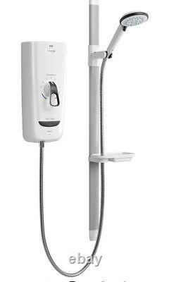 Mira 1.1785.001 Advance 8.7kW Thermostatic Electric Shower White/Chrome