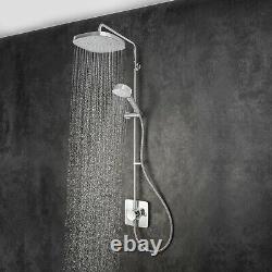 Mira Opero Bathroom Thermostatic Mixer Shower Chrome Twin Adjustable Head Modern