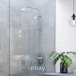 Mira Opero Bathroom Thermostatic Mixer Shower Chrome Twin Adjustable Head Modern