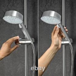 Mira Opero Bathroom Thermostatic Mixer Shower Chrome Twin Adjustable Head Modern