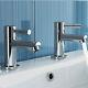 Modern Bathroom Taps Basin Bath Filler Shower Mixer Chrome Round Basin Sink Tap