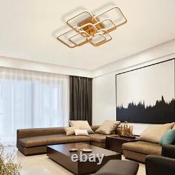 Modern Lamp Square Shape LED Ceiling Light Chandelier Lights Living Room Bedroom