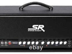 Monoprice SB20 50-Watt All Tube 2-channel Guitar Amp Head with Reverb, Overdrive