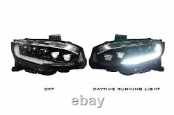 Morimoto XB LED Plug & Play Headlight Assemblies For 2016+ Honda Civic LF472