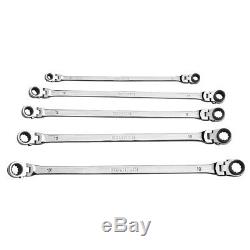 Mountain RM6 Metric Double Box Universal Reverse Ratcheting Flex Head Wrench Set