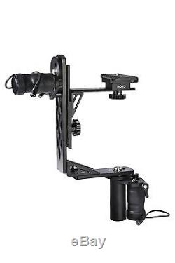 Movo MGB-5 Aluminum Motorized 360° Pan / Tilt Gimbal Head for Tripods or Jibs