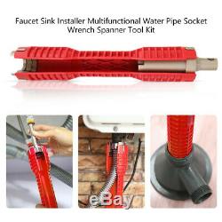 Multifunction Faucet Sink Installer Wrench Plumbing Tool Water Pipe Spanner f1
