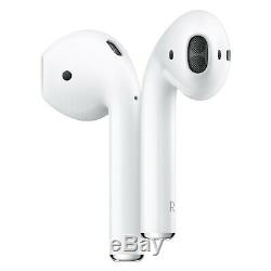 NEU APPLE AirPods 2 Generation Bluetooth In-Ear Headsets mit Ladecase Weiß