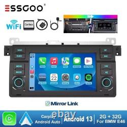 NEW BMW E46 CarPlay Android Auto Head Unit Radio Stereo Bluetooth 330 320 325