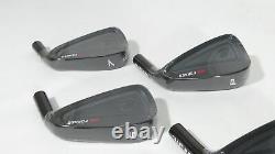 -NEW- New Level Golf 1126 Satin Black Forged Irons Iron Set (4-PW) HEADS