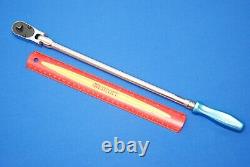 NEW Snap-On 3/8 Drive Dual 80 Pearl Blue Hard Grip Extra Long Flex-Head Ratchet