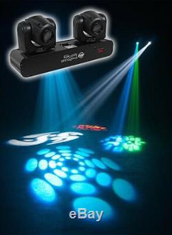 New American DJ ADJ Inno Pocket Spot Twins Dual LED Moving Head Yoke Lights