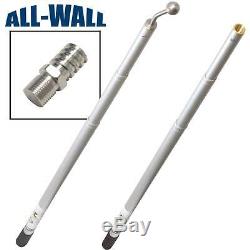 New Drywall Tool EXTENDABLE Handle Set Fits Angle Head, Corner Roller, Sander