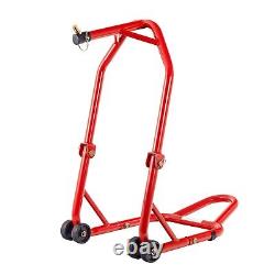 New Heavy Duty Motorcycle Motorbike Front Head Lift Stand Paddock Stand