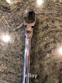 New Snap-On 3/8 dr Flex Head soft grip handle Ratchet, FHLF80A