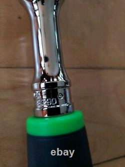 New Snap On FHF80A 3/8 GREEN Soft Grip Flex Head Ratchet FREE PRIORITY