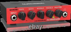 New TC-Electronic BAM200 200 Watt Bass Guitar Amplifier Head