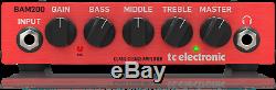 New TC Electronic BAM200 Ultra-Compact 200 Watt Class-D Bass Head Auth Dealer