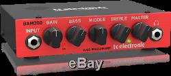 New TC Electronic BAM200 Ultra-Compact 200 Watt Class-D Bass Head Auth Dealer