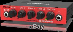 New TC Electronic BAM200 Ultra-Compact 200 Watt Class-D Bass Head Auth Dealer