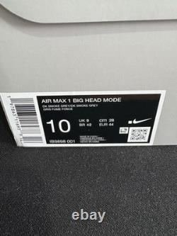 Nike Air Max 1 SWOOSH'Big Head Mode' UK 9 BRAND NEW
