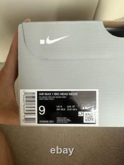 Nike Air Max 1. SWOOSH'Big Head Mode' UK Size 8 Brand New IB9898001