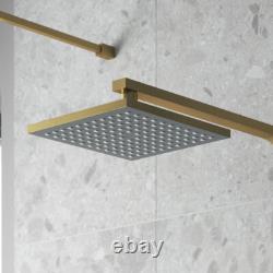 Nuie Thermostatic Bar Mixer Valve Shower Luxury Bathroom Handset Hose Complete