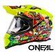 O'neal Sierra Crank V. 23 Motorcycle Motocross Enduro Helmet Full Face L 59-60cm