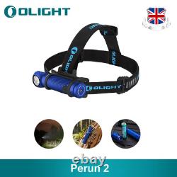 Olight Perun 2 Multifunctional Head Torch Rechargeable 2500 Lumen Headlamp-Blue