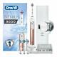 Oral-b Genius 9000 3d White Electric 6 Modes Toothbrush With 4 Heads Rosegold