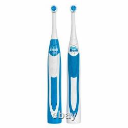 OralFresh Pro20 Electric Rechargeable Twin Rotary Toothbrushes Sonic Clean Heads
