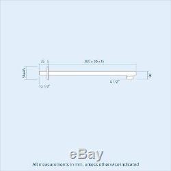 Orta Square Concealed Thermostatic Mixer Valve Hand Held 300mm Shower Head Set