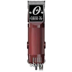 Oster Classic 76 Universal Motor Clipper with Detachable #000 & #1 Blade (Red)