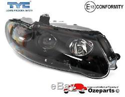 Pair LH+RH Altezza Projector Head Light Black For Holden Commodore VX VU