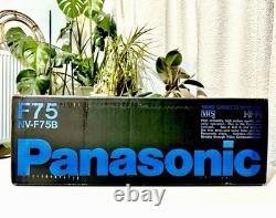 Panasonic NV-F75B Super 4Head VHS Player Recorder HDMI Final Clearance Brand New