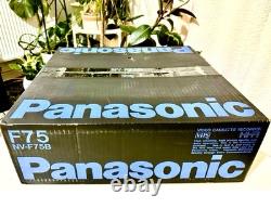 Panasonic NV-F75B Super 4Head VHS Player Recorder HDMI Final Clearance Brand New