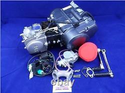 Pit Bike Lifan 125cc Big Valve Head 4 Speed Manual Engine Full Package C90 Cub
