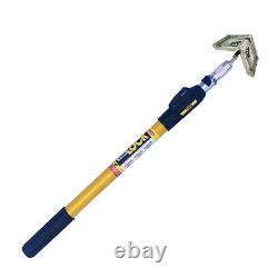 Platinum Drywall Tools 3 Angle Head Glazer with 2-4 ft Extendable Handle