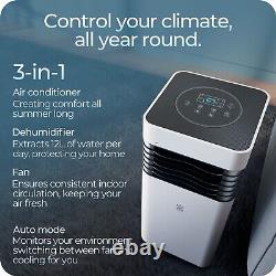 Portable 4-in-1 Air Conditioner Avalla S-50 For Home Cooling 890W, Dehumidifier