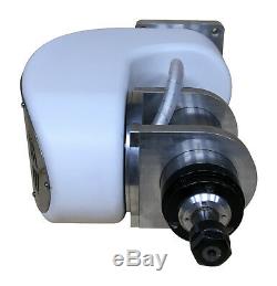 Precise 5th Axis Rotary Head, CNC B/C Axis For Spindle 80mm, Harmonic Drive