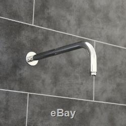 Premium Concealed Thermostatic Shower Mixer Valve 2 Outlets Round Head & Handset