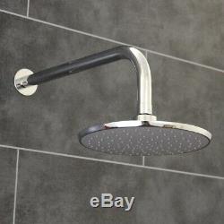 Premium Concealed Thermostatic Shower Mixer Valve 2 Outlets Round Head & Handset