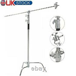 Professional Heavy Duty Studio C-Stand with Gobo Arm Grip Heads Century Stand UK