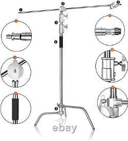 Professional Heavy Duty Studio C-Stand with Gobo Arm Grip Heads Century Stand UK