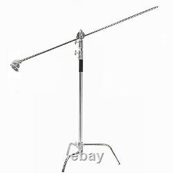 Professional Heavy Duty Studio C-Stand with Gobo Arm Grip Heads Century Stand UK