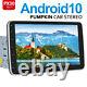 Pumpkin 10.1 Double Din Android 10 Car Stereo Head Unit Bluetooth GPS DAB+ WiFi